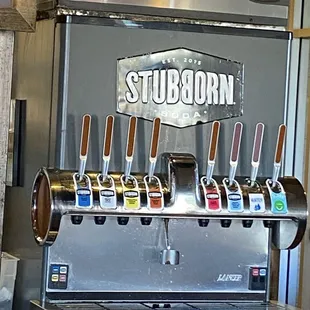 The stubborn root beer fountain is the best