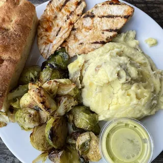 Garlic Mashed Potatoes (gf) (v)