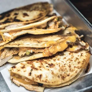 Chicken Quesadilla.