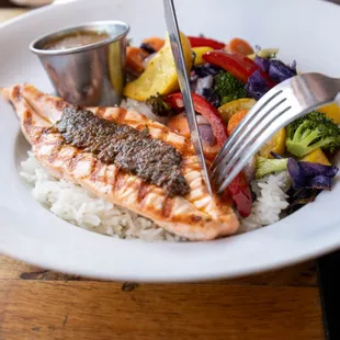 Sustainable Salmon Plate