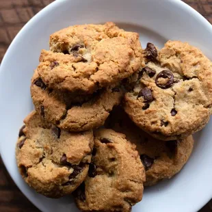 Chocolate Chip Cookies (available gluten-free by request)