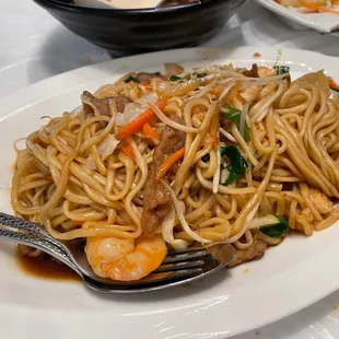 Combination lo mein