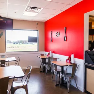 the interior of a restaurant