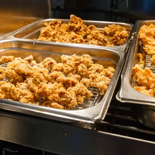 interior, chicken wings and fried chicken