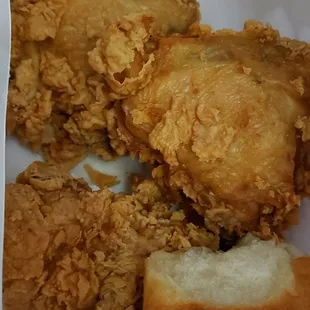 I&apos;ve never had old looking chicken given to me through the drive through area before.   Worst looking chicken I&apos;ve ever received.
