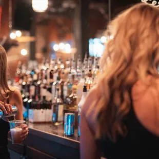 two women at the bar