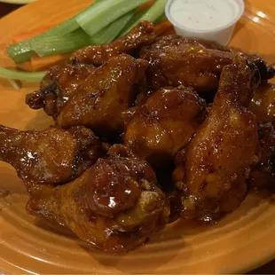 Wings are great!!!  Old bay spicy honey