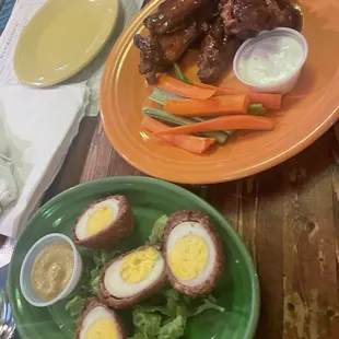 Scotch Eggs and Wings - 6