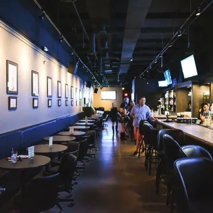 people sitting at the bar