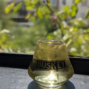 Mezcal barrel aged cider