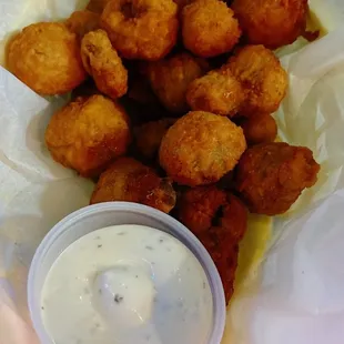 Fried mushrooms
