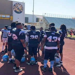 EastBay Panthers Youth Football Team - away game