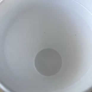 inside the cup was dirty