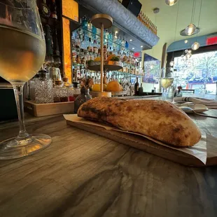 Warm house-made Taboon bread - absolutely delicious!