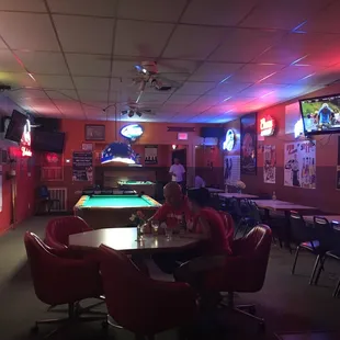 Pool tables, big space!