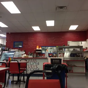 the interior of a restaurant
