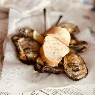 1/2 dozen chargrilled oysters