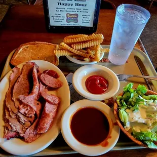 Two meat dinner