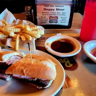 2 meat Po Boy