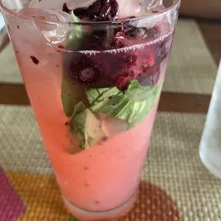 Berry Basil Homemade Lemonade