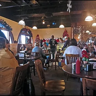 Part of the dining area