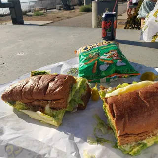 Avocado with Cheese Sandwich