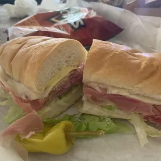 Procuitto with Cheese Sandwich