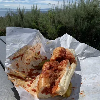 Meatball with Cheese Sandwich