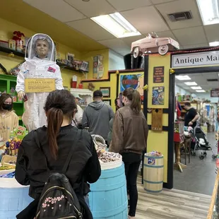 Soda Pop and Candy in connection to antique mall