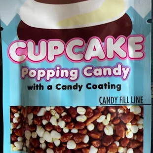 Cupcake popping candy