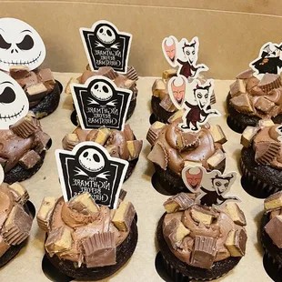 Nightmare Before Christmas cupcakes