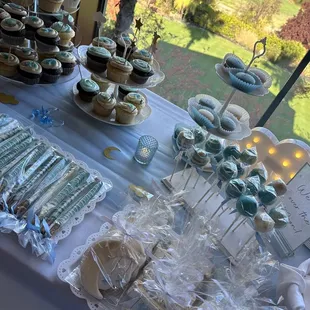 Dessert table for my baby shower!