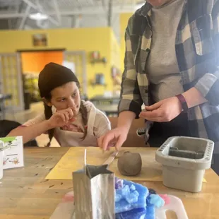 Learning how to use clay!