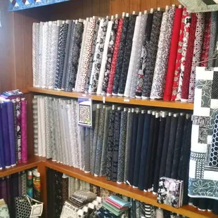 Plenty of fabric choices in a full color range
