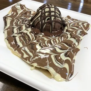 Chocolate crepe