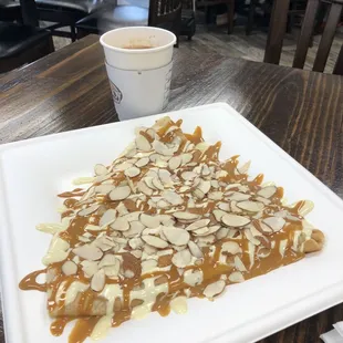 Dulce de leche crepe