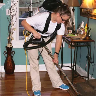 Busy Living Cleaning employee