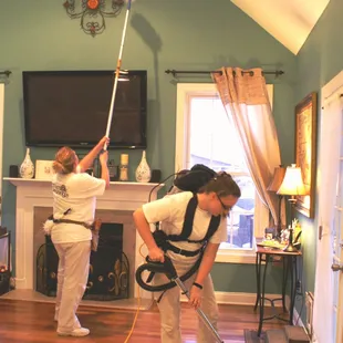 Busy Living Cleaning Team work