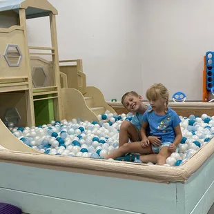 Ball pit fun