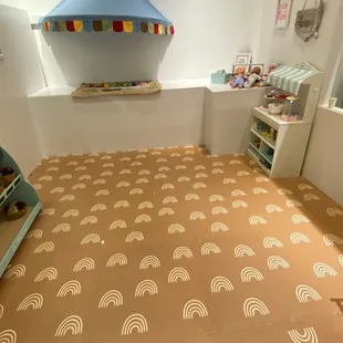 One of the play areas. "Market"