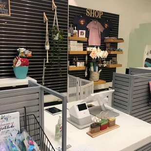 I'm in the store and no one greeting or helping at all