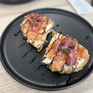 Smoke Salmon Toast
