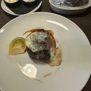 Queen filet with maitre d' butter