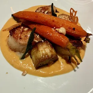Pan seared scallops  - $45