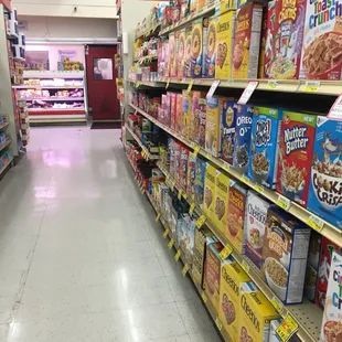 a grocery store aisle