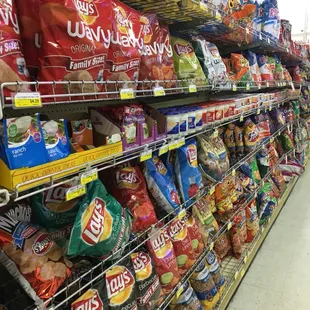 a variety of chips