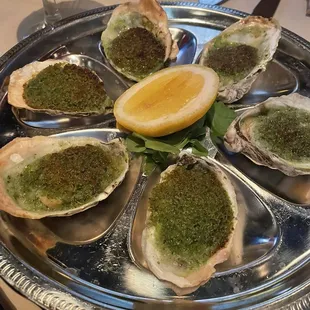 Oysters Rockefeller