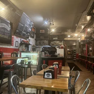 Inside of the restaurant