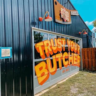 the outside of the building