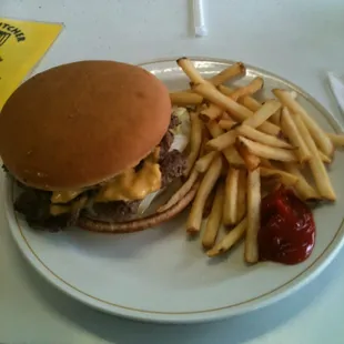 Giant Blickbuster burger